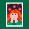 Portrait of a redheaded girl