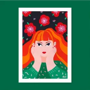Portrait fille rousse