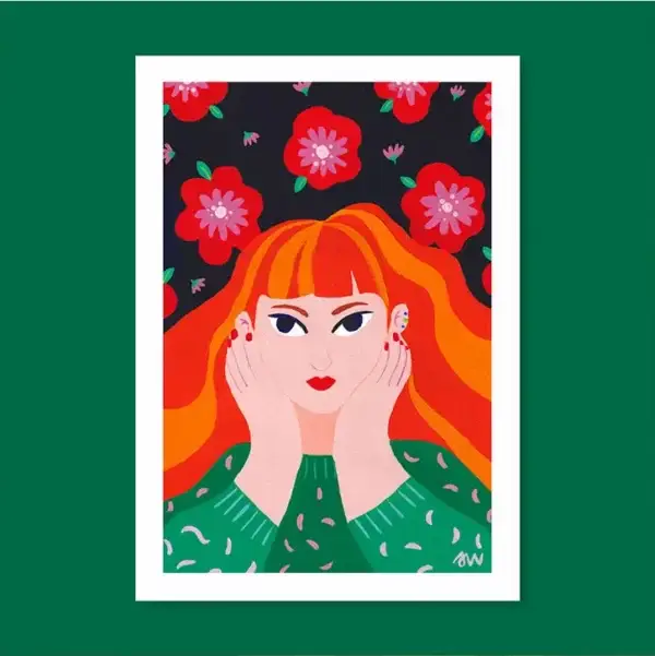 Portrait fille rousse