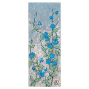 Scène botanique, grande pervenche